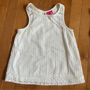 toddler girls size 4T white target for lilly pulitzer tank top!